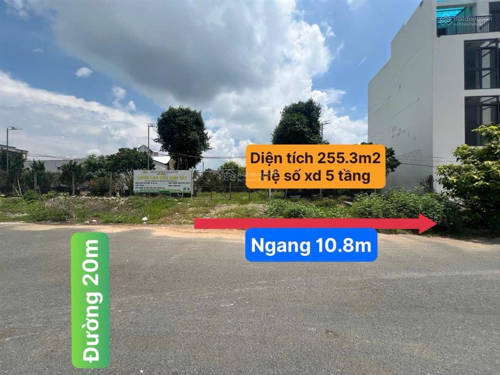 Bán gấp lô đất đẹp, mt 1a đường rộng nhựa 20m, khu tđc phước thiện  sát bên vinhomes, vđ3
