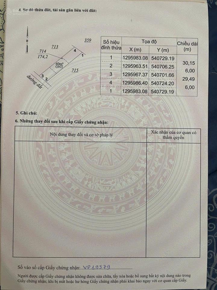 Gấp bán nhanh 6x30, đất đẹp tại thị xã bình long
