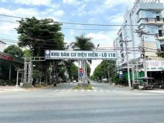 Nền 100m2  mặt tiền lộ 30m  kdc diệu hiền