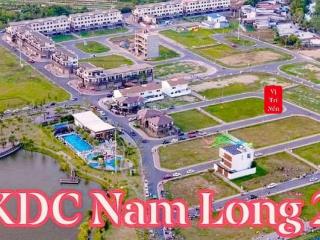 Nền 249m2  góc hai mặt tiền kdc nam long 2