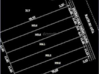 Bán đất mặt tiền lộ ôtô 4m cách qlộ 61c chỉ 100m, dt 11.6m x 82m = 953m2 ( 60m2 odt) giá 2tr/m²