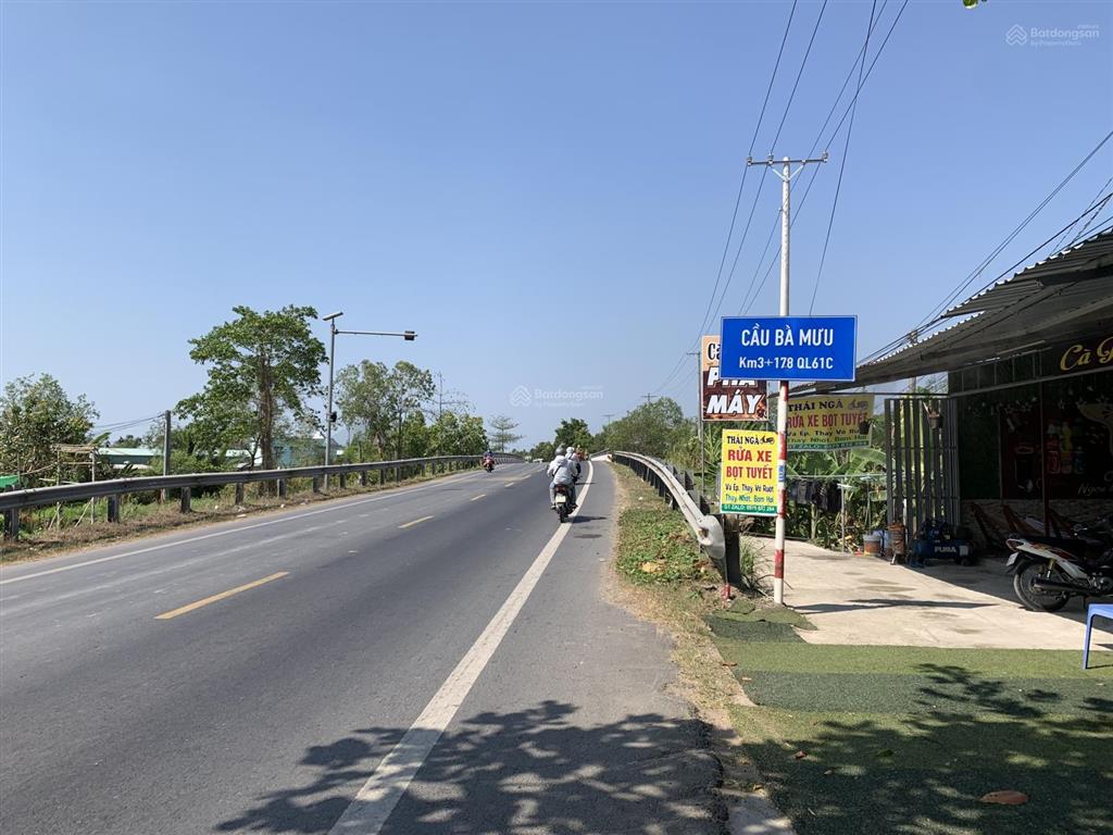 Bán nhà 1 trệt 1 lầu và kho liền kề vừa ở vừa kinh doanh mặt tiền đường quốc lộ 61c vừa ở vừa kd