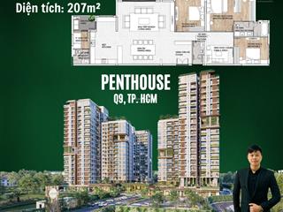 Chào bán căn hộ penthouse 207m2 phiên bản giới hạn tại q9, tp hcm