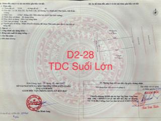 Chính chủ gửi bán lô đất d228 khu tái định cư suối lớn  đặc khu phú quốc