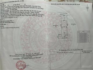 Chính chủ gửi bán mảnh đất gần 500m2 mặt tiền đường bến tràm  phú quốc