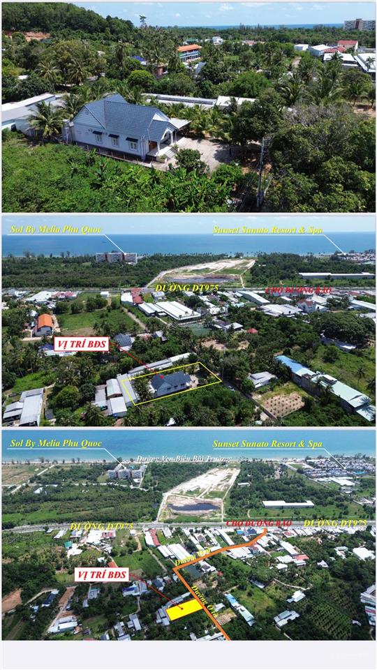 Cần chuyển nhượng căn nhà  và mảnh đất 1816,7m2 tại đường bào  phú quốc  kiên giang