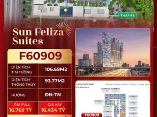 Căn 3pn sun feliza cầu giấy giá 13.829 tỷ vào tên trực tiếp chủ đầu tư  0786 598 ***
