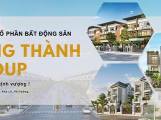 Bán lô bò sơn 3 nhìn vườn hoa. p võ cường dt 72m2, mt 4m hướng đn, giá 8.650tỷ