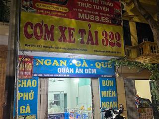 Bán nhà mặt phố đường nguyễn văn linh, phường sài đồng, chiều về trung tâm thành phố