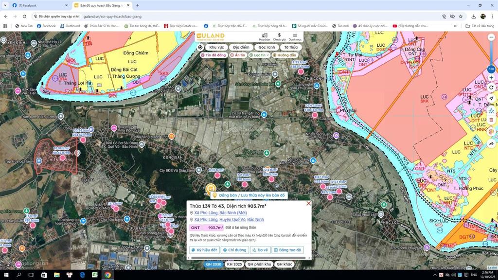 Quy hoạch cụm công nghiệp phù lãng, quế võ 4 lô hàng f0  2026 zalo  0982 714 *** tks all