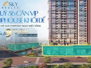 Độc quyền căn shop khối đế sun symphony sát mặt sông hàn  ngay bến du thuyền giá chỉ 9,7 tỷ ck 18%