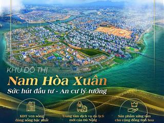 Chỉ từ 900 triệu sở hữu ngay đất nền nam hòa xuân, pháp lí rõ ràng cđt sun group