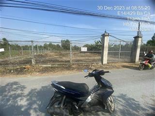 Bán đất 2 mặt tiền đường bà cả, đa phước, bình chánh