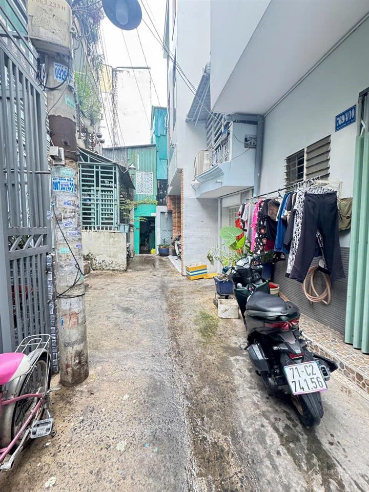 Nhà ngang 5 dài 8 4 tầng phường 4 quận 8