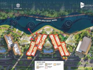 Căn 1pn 54m2 toà ct5 giá tốt tại global city, view trực diện kênh nhạc nước và sông rạch chiếc