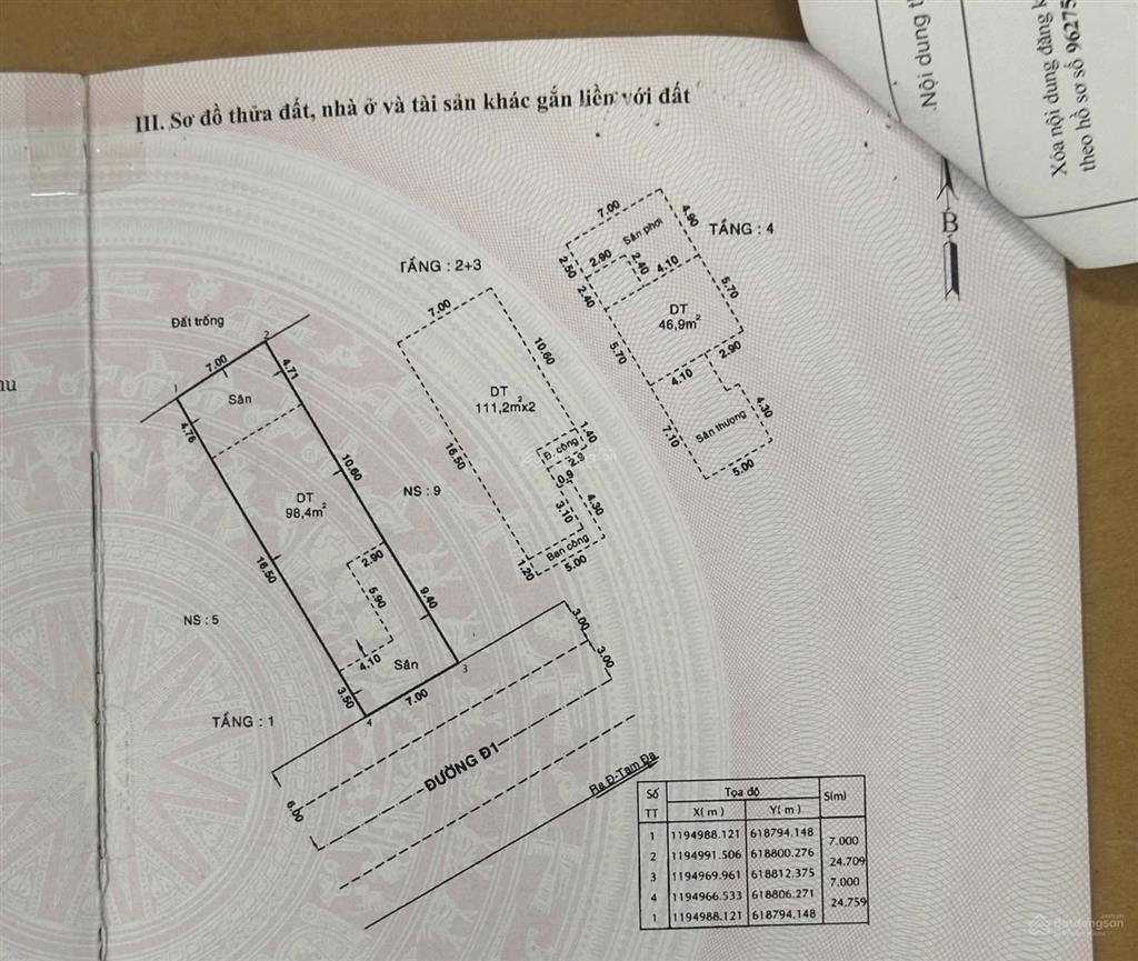 Bán nhà phố ngang 7m, giá cực tốt, đất 173.1m2, xây 367m2 sàn, nhà đất lê sanh cam kết giá đúng