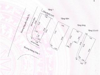 Bán gấp! tòa văn phòng hai mặt tiền giang châu 1 & nguyễn quốc trị, giá rẻ hơn thị trường đến 5 tỷ