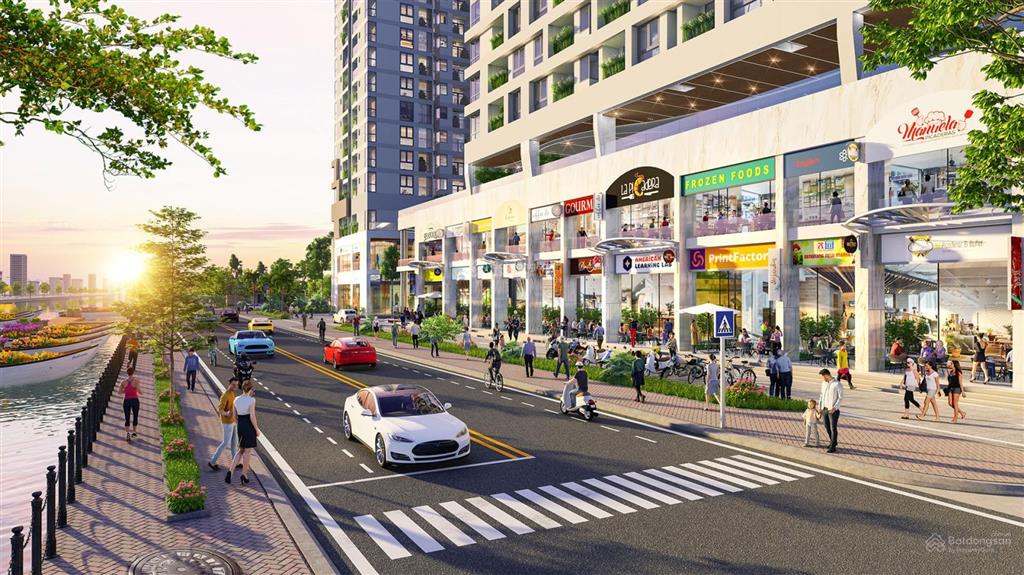 Cho thuê shop mặt tiền đắc địa  ngay cổng tầng trệt daqua