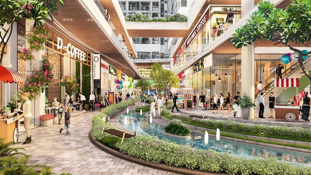 Cho thuê shop mặt tiền đắc địa  ngay cổng tầng trệt daqua