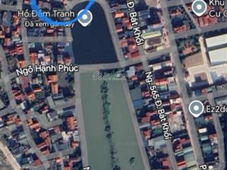 Bán đất mặt hồ hồ điều hoà 2ha cự khối, đường 10m, hướng đông cực đẹp