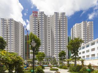 Cho thuê chung cư him lam chợ lớn dt 75m2. 2pn giá 10 triệu/th  0909 563 *** mr hưng