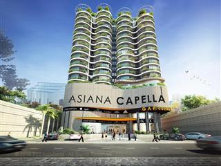 Bán căn hộ chung cư asiana capella q. 6  dt 50m2.1pn giá 2.7 tỷ  0909 563 *** hưng