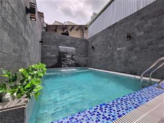 Vila mini có hồ bơi full nội thất sơn trà đường chính hữu sơn trà .4 tầng full nội thất .