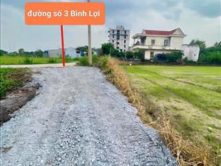 Cần bán đất full thổ cư xã hoà khánh đông, đức hoà, long an, dt  5x24m, giá  660 triệu