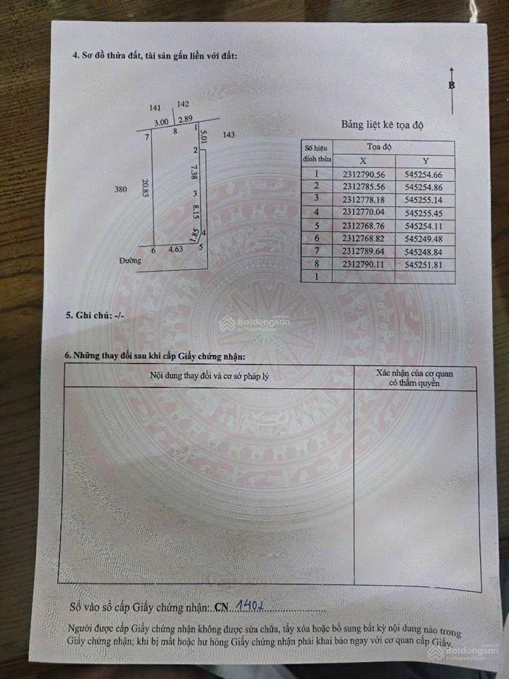 Bán lô đất góc đẹp vị trí vàng gần vành đai 4 mặt tiền 6m, lô góc hai mặt thoáng, đường 5m