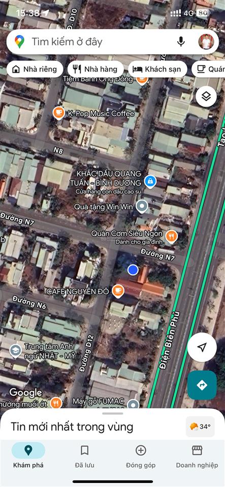 Bán lô góc tdc phú mỹ, p. phú tân, n7 và d12