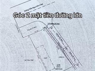 Góc 2 mặt tiền 517m2 đường trần ngọc lên giá rẻ
