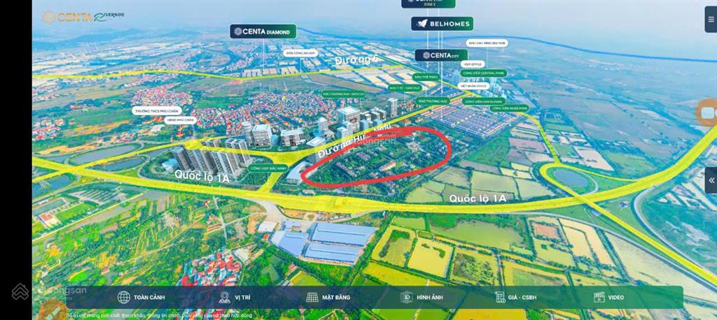 Bán lô đất biệt thự song lập 160m2 kđt nam từ sơn sát kđt vsip bắc ninh giá chỉ bằng 1/2 vsip