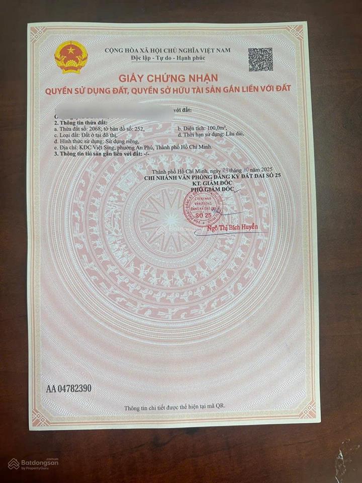 Bán nhà mặt phố đường d24, phường an phú, thành phố thuận an, bình dương, 4,95 tỷ, 100m2, bao đẹp