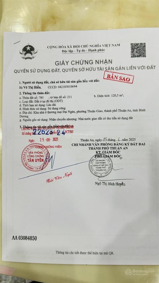 Bán nhà mặt phố 120,5m2, 6,2 tỷ tại thuận giao, thuận an, bình dương