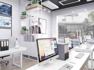 8tr  cho thuê vp 80m sạch sẽ vừa hoàn thiện hiện đại thang máy gấp ngày 1/9 geleximco lê trọng tấn