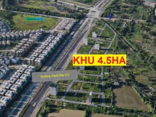 Cần bán 112.9m2 đất dịch vụ khu 4.5ha vân canh, hoài đức, hn, sát đường vành đai 3.5, sổ đỏ pl
