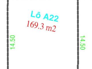 Bán lô đất a22 khu tân tạo  nguyễn hoàng, p. an phú, q2. dt 11,68x14,5 cn 169m2 chỉ 31ty2