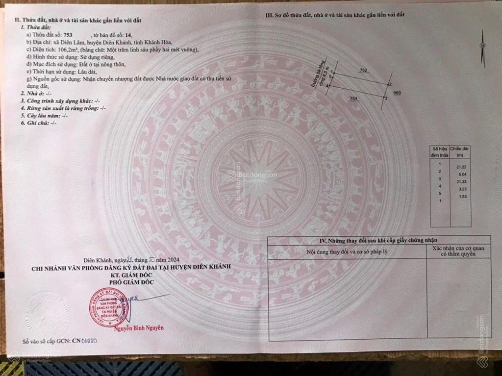 Duy nhất 1 lô diên lâm full thổ cư cách tl8 chỉ 20m