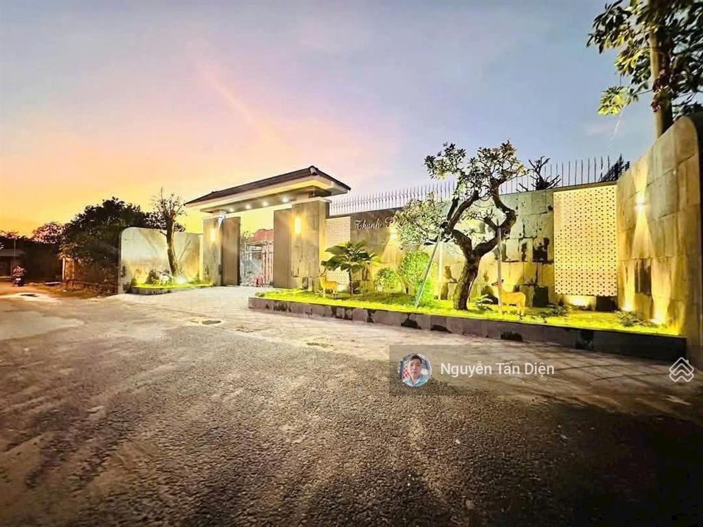 Villa sân vườn thạnh phước tp tân uyên bình dương 580m2 có 200m2 thổ chỉ 18tỷ