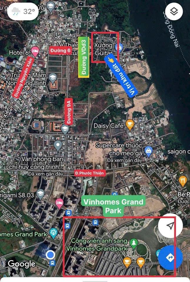 Bán đất mt đường 16m gần vinhome quận 9,gần vđ 3