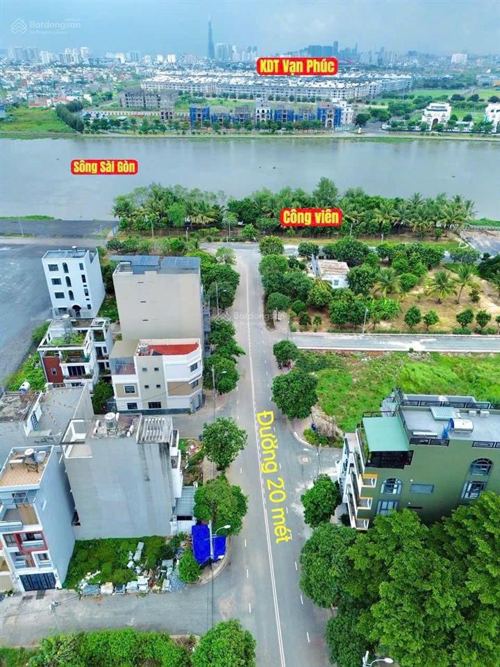 Siêu phẩm ngang 9m đất ven sông sài gòn đường 20m khu riverside an phú đông 13