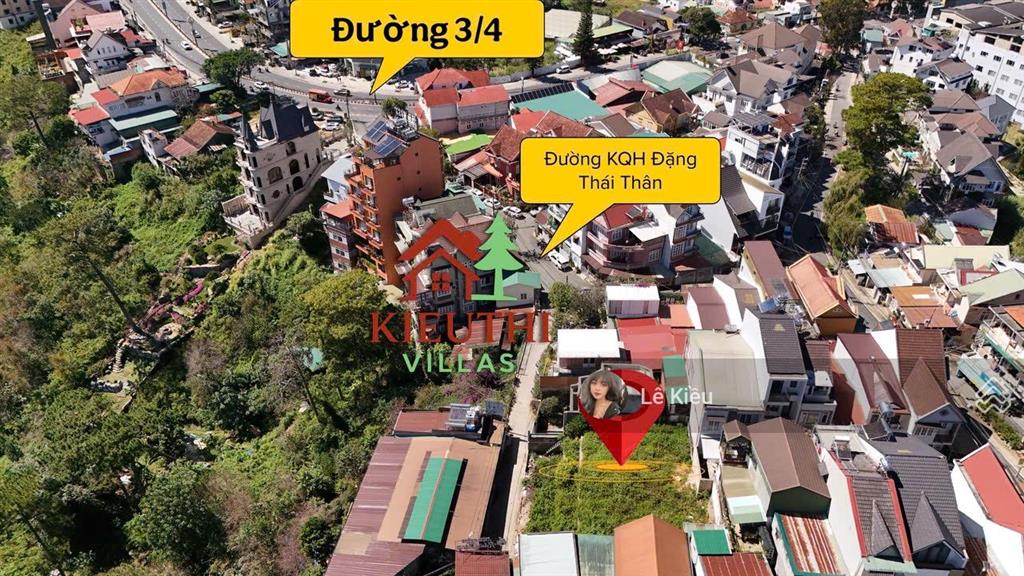 300m2 đất 2mt trước sau view rừng thông đường đặng thái thân, cách hồ xuân hương 1km, 21 tỷ