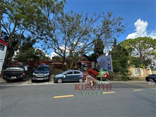 32 tỷ  500m2 (194m2 tc) mặt tiền đinh tiên hoàng, p2, đà lạt, mt 17.6m ngay ngã 5 đh, sân golf đl