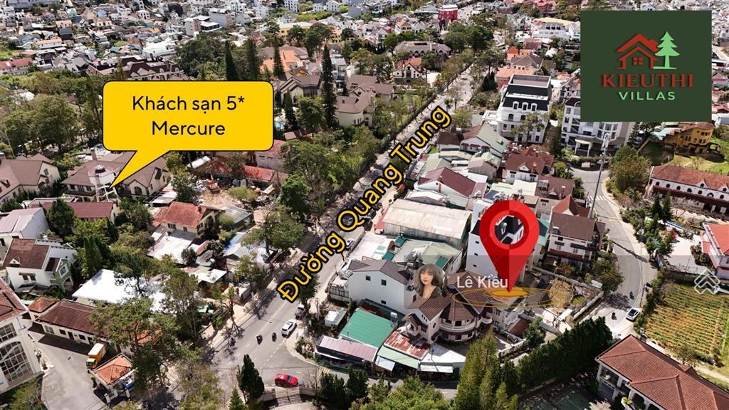 Bán villa khu vip ngay cô giang cách hồ xuân hương 1km  cạnh khách sạn 5* mercure