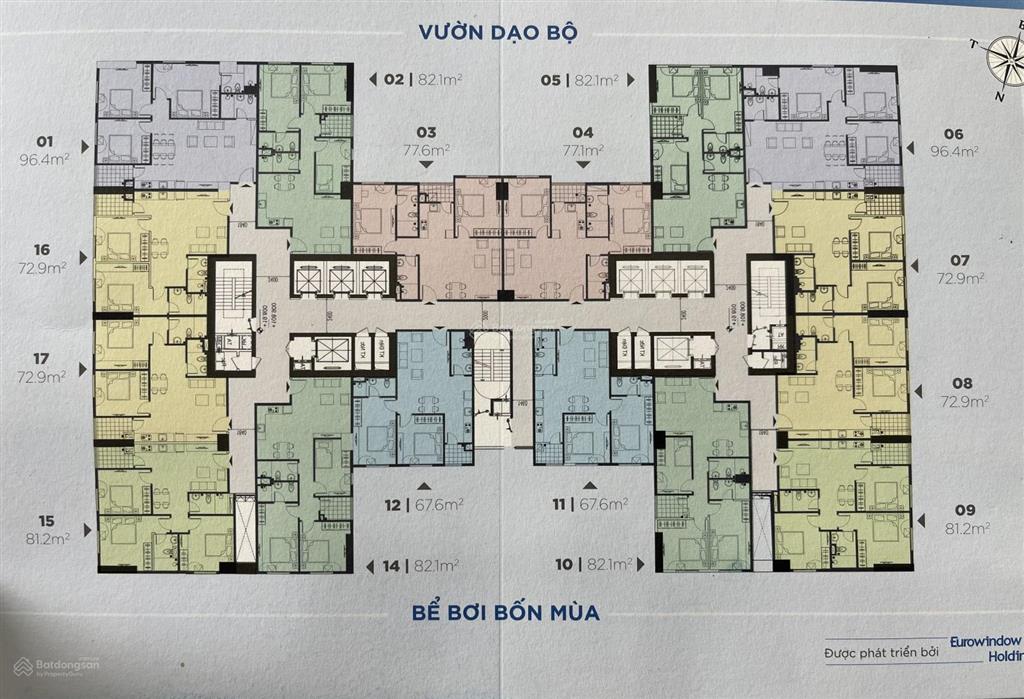 Bán căn góc 3n chung cư eurowindow riverpark, đông hội, đông anh
