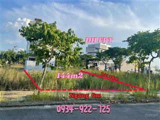 Bán lô 144m2 kdt fpt cực đẹp. cách trường đại học fpt tầm 200m