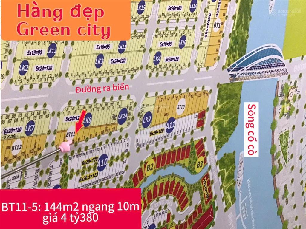 Biệt thự green ngang 10m giá cực tốt