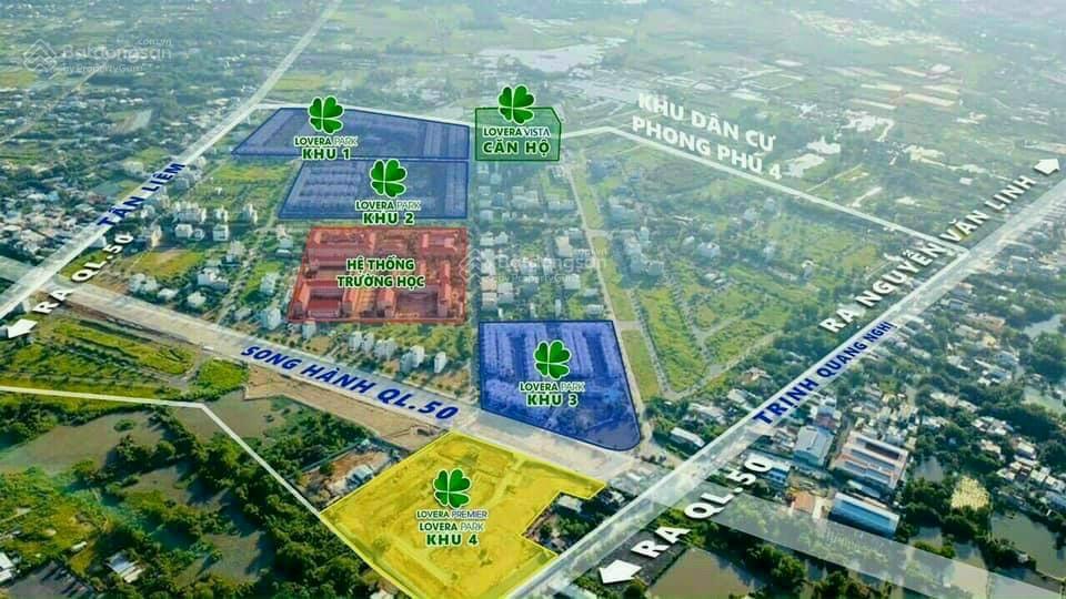 Bán đất nền khu lovera park, khang điền bình chánh. giá chỉ 5,450 tỷ/100 m2