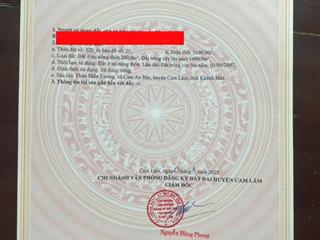 Chính chủ cần bán nhanh đất thổ cư, quy hoạch đường 30m bàn cờ cam an bắc.  0798 347 ***