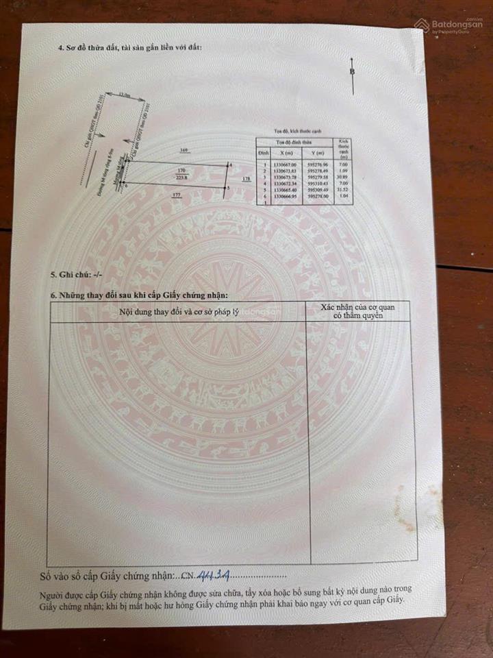 Chủ cần ra nhanh bàn cờ cam hiệp nam quy hoạch đường 13m có thổ cư. 0798 347 ***